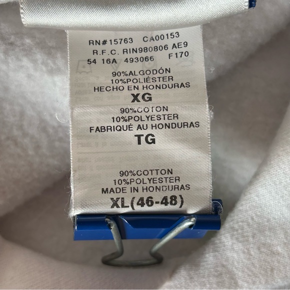 Hanes White 'Life in Color' Hoodie - Picture 7 of 8